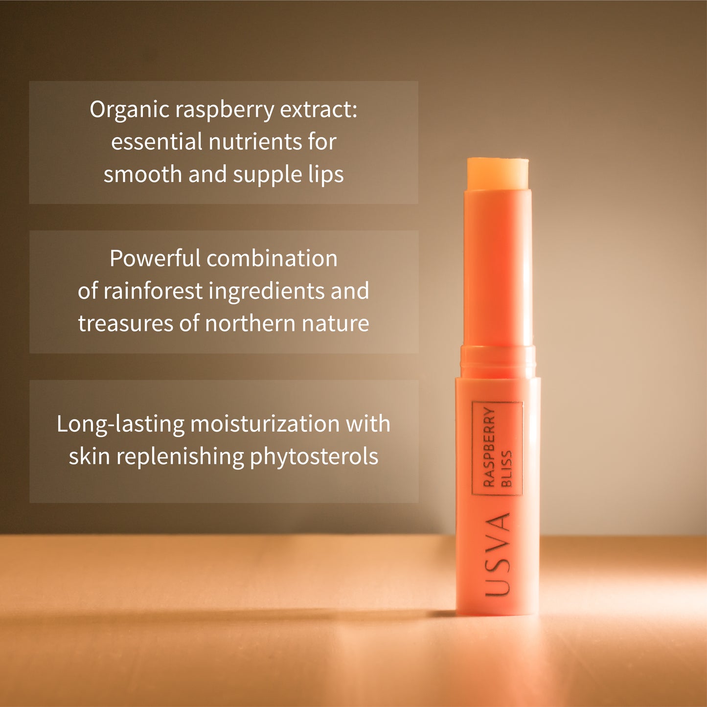 Raspberry Bliss Lip Balm - Natural Protective Nutrient Rich Formula | Vegan & Organic